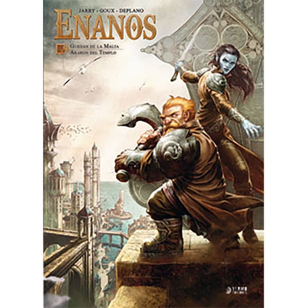 Yermo Ediciones Y Publicaciones Enanos Integral 09 Gurdan De La Malta / Ararun Del Templo Sarjakuva  Spanish