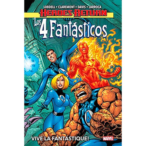 Panini Los 4 Fantasticos 01. Vive Le Fantastique! Manga-sarjakuva  Spanish