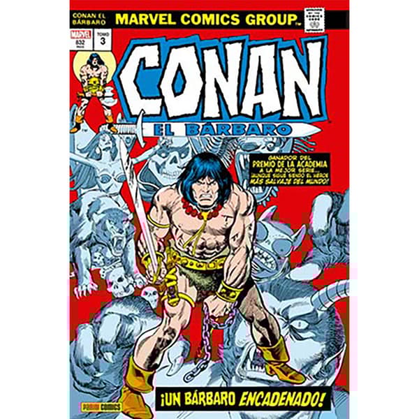 Panini Conan El Barbaro 03: La Etapa Marvel Original ¡un Barbaro Encadenado! Manga-sarjakuva  Spanish