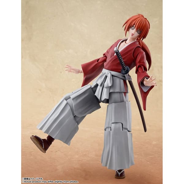 Bandai Tamashii Nations Rurouni Kenshin: Meiji Swordsman Romantic Story Sh Action Kenshin Himura 13 Cm Figur