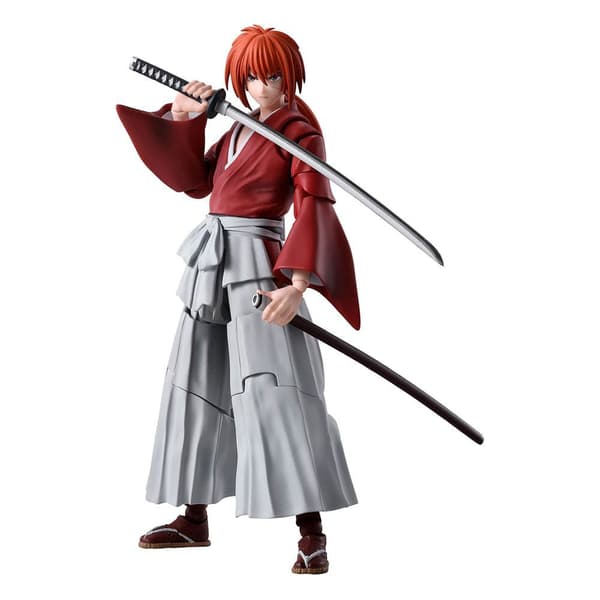 Bandai Tamashii Nations Rurouni Kenshin: Meiji Swordsman Romantic Story Sh Action Kenshin Himura 13 Cm Figur