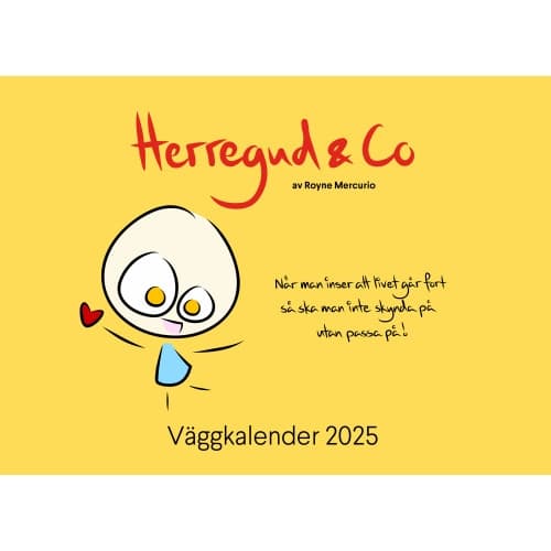 Herregud & Co Väggkalender 2025 (bok)