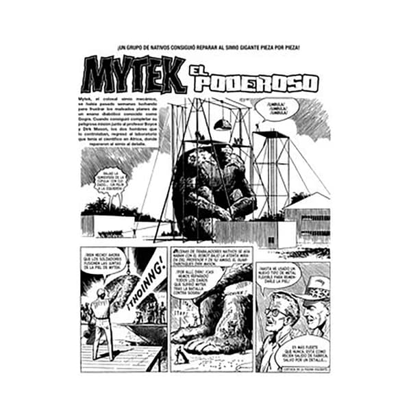 Tebeos Dolmen Editorial Mytek El Poderoso Vol 04 Spanish Sarjakuva