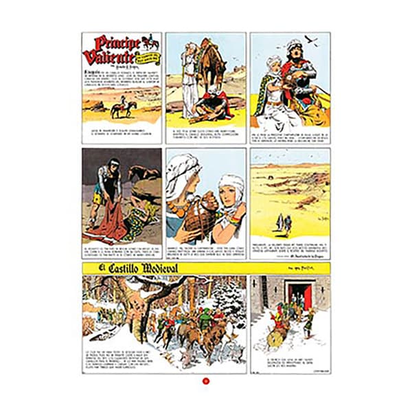 Tebeos Dolmen Editorial Principe Valiente 1945-1946 Spanish Serietidning