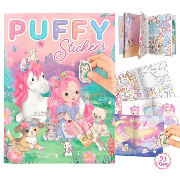 Princess Mimi Dress Me Up Puffy Stickersbok