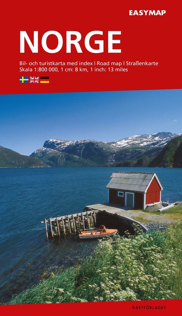 Norge Easymap Kartförlaget 1-800 000 (Karta)