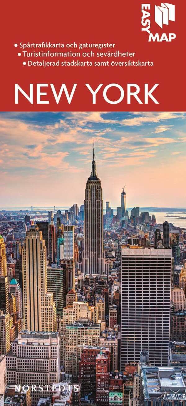 New York Easymap Stadskarta (Karta)