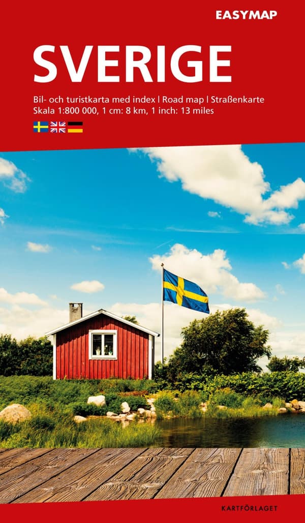 Sverige Easymap - 1-800 000 (Karta)