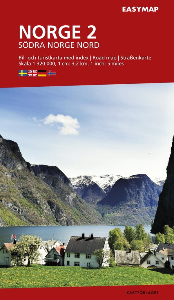 Södra Norge 2 Nord Easymap, 1-320 000 (Karta)