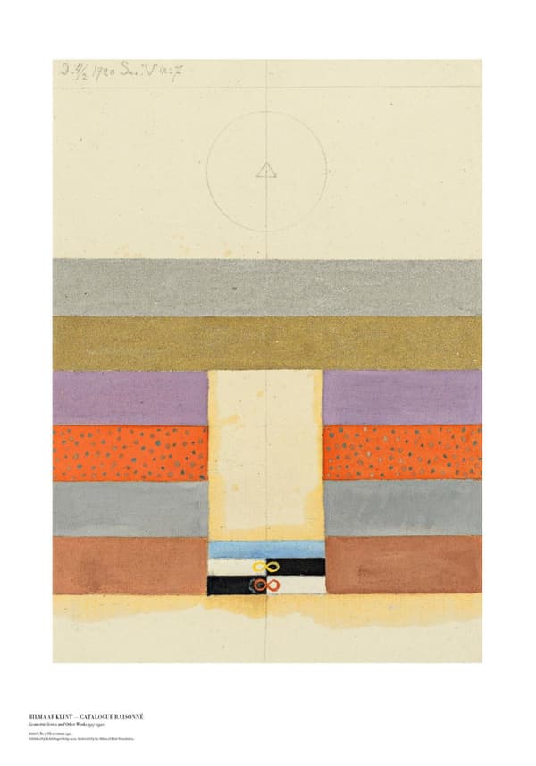 Hilma Af Klint- Geometric Series V, No. 7