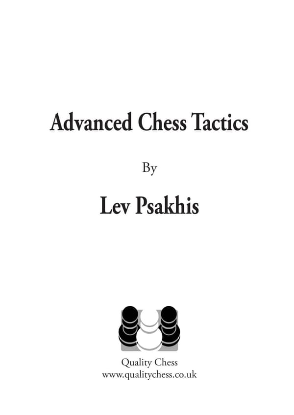 Avancerad schacktaktik - av Lev Psakhis (inbunden)