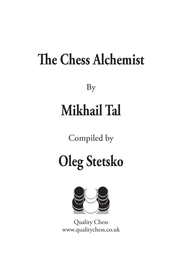 Shakkialkemisti, kirjoittanut Mikhail Tal ja Oleg Stetsko (Kovakantinen)