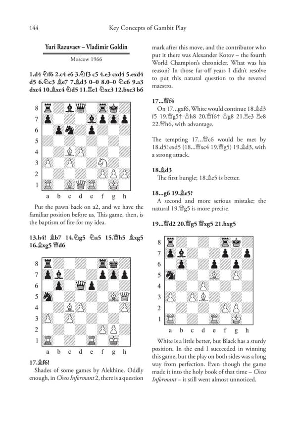 Gambit-pelin keskeiset käsitteet, kirjoittanut Yuri Razuvaev (Kovakantinen)