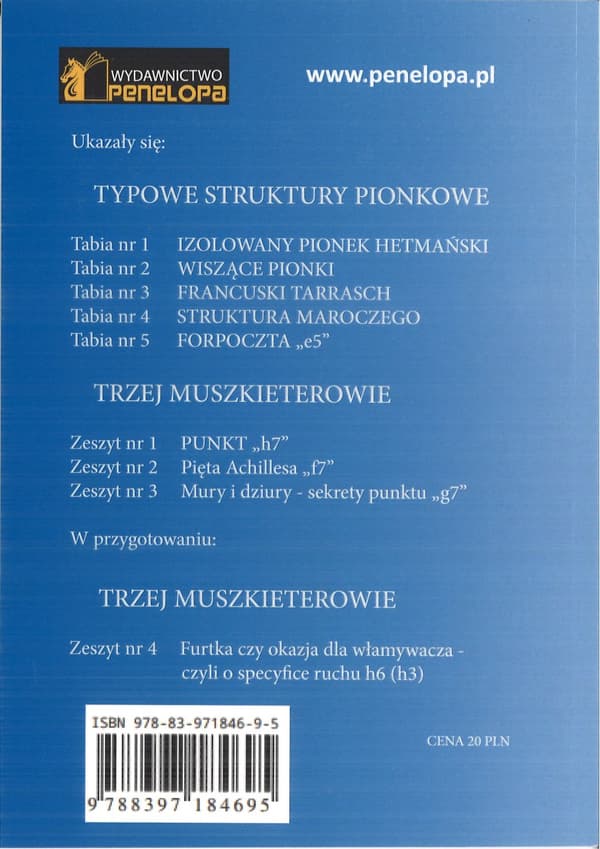 Typiske pantekonstruktioner. Tjekkiske Benoni - I. Gawle, J. Moraś