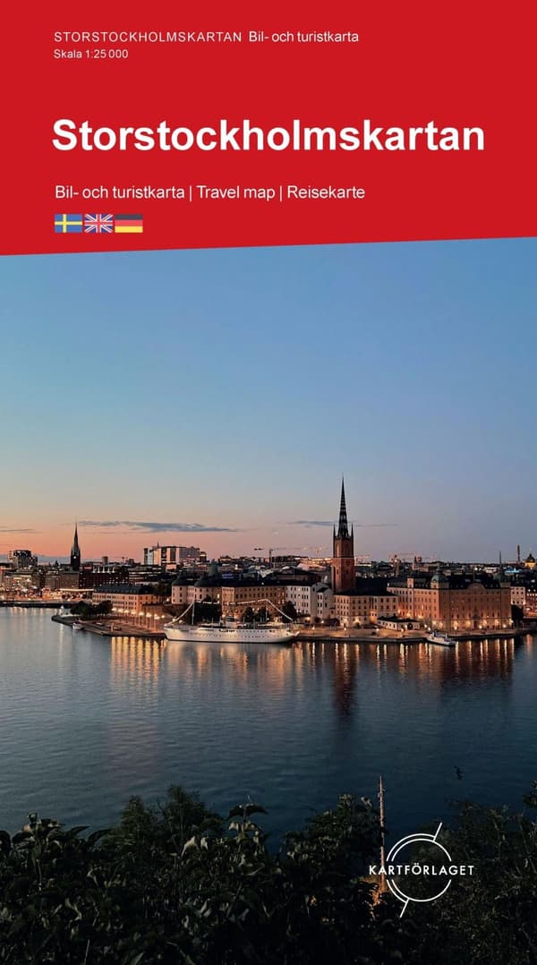 Storstockholmskartan 1-25 000 Kartförlaget (Karta)