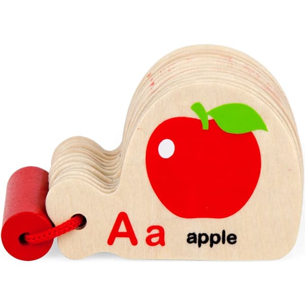 VIGA Träbok – Alfabet & Engelska (Montessori)
