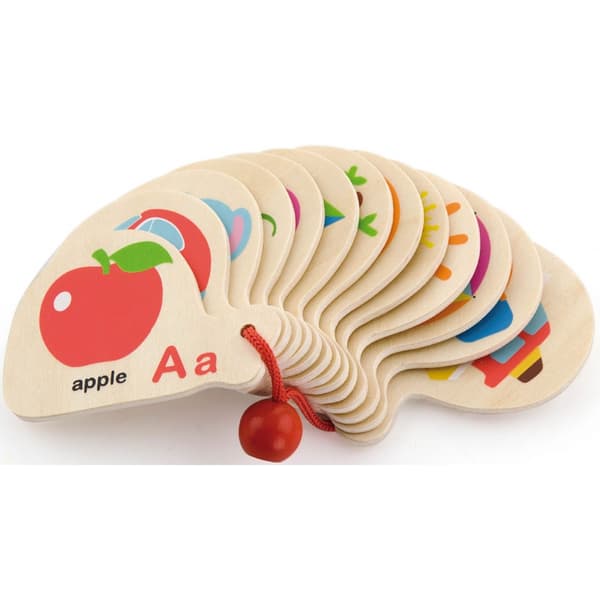 VIGA Träbok – Alfabet & Engelska (Montessori)