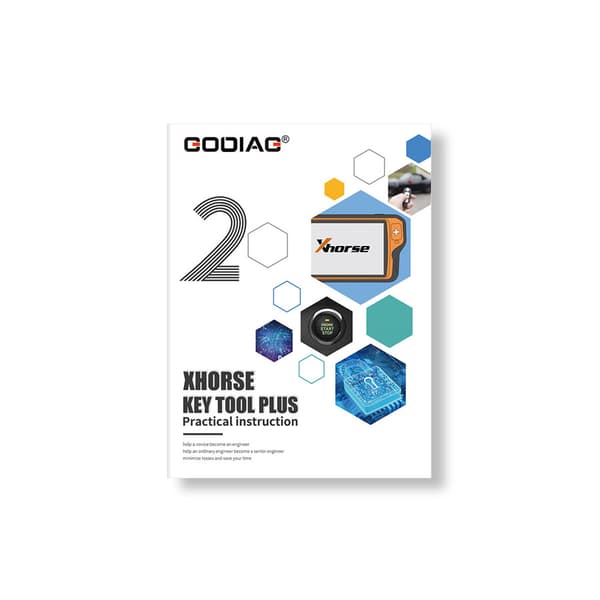 GODIAG Key Tool Plus Instruktionsbøger, Omfattende Guider til Låsesmede, Holdbar Konstruktion, Letforståelige Instruktioner