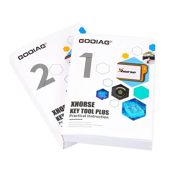 GODIAG Key Tool Plus Instruktionsbøger, Omfattende Guider til Låsesmede, Holdbar Konstruktion, Letforståelige Instruktioner