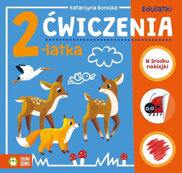 Edulatki - övningar för 2-åringar, Zielona Sowa
