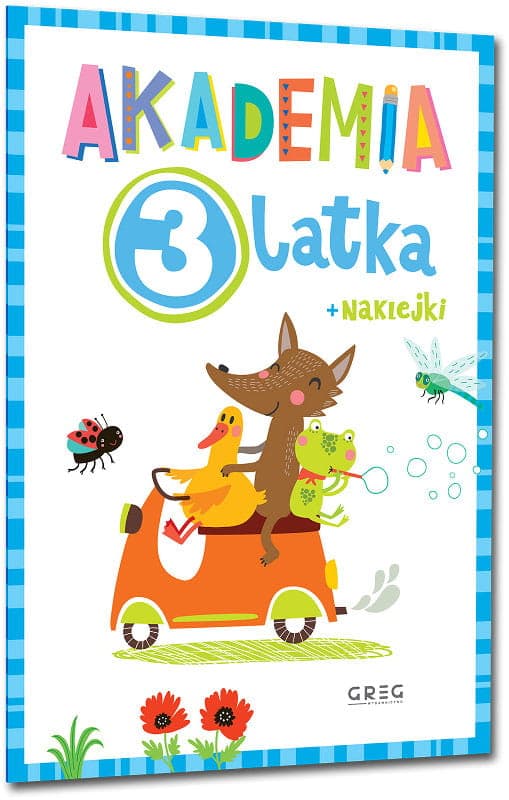 3-årig akademi-klistermärkesbok, Greg