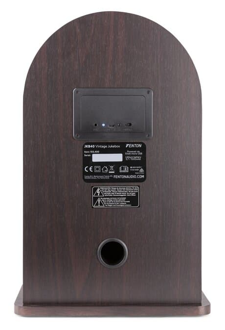 Fenton JKB40 Jukebox i Vintage, med LED-ljus bordsplacerad