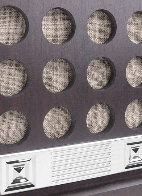 Fenton JKB40 Jukebox i Vintage, med LED-ljus bordsplacerad