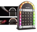 Miniatyrbild 1 av 11: Fenton JKB40 Jukebox i Vintage, med LED-ljus bordsplacerad