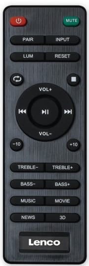 Lenco Bluetooth hyllhögtalare