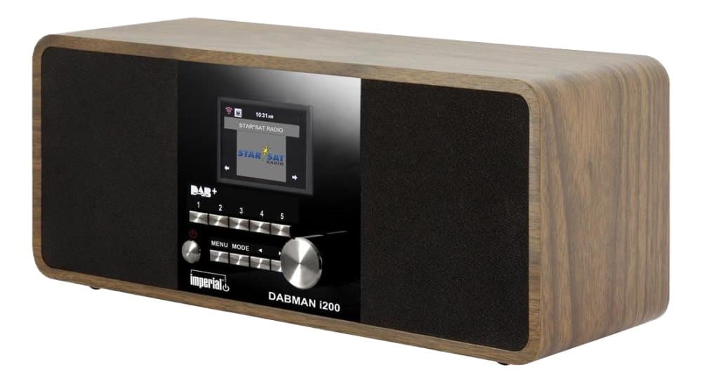 IMPERIAL DABMAN i200 hybrid radio, stereo, RDS, wood