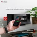 Miniatyrbild 5 av 11: Audizio Tours DAB stereoset med CD-spelare, Bluetooth, FM-radio och MP3-spelare - 80W - Svart