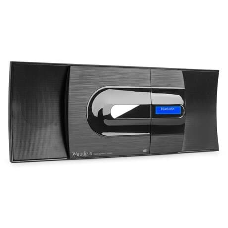 Audizio Tours DAB stereoset med CD-spelare, Bluetooth, FM-radio och MP3-spelare - 80W - Svart
