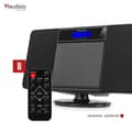 Miniatyrbild 7 av 11: Audizio Nimes Bluetooth stereoset med CD-spelare, USB mp3-spelare och radio - 50W - Svart