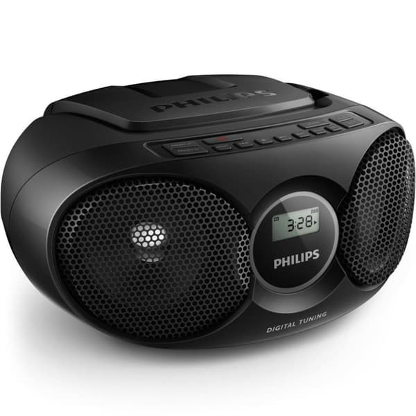 Philips AZ215B/12 Radio/CD-soitin, musta