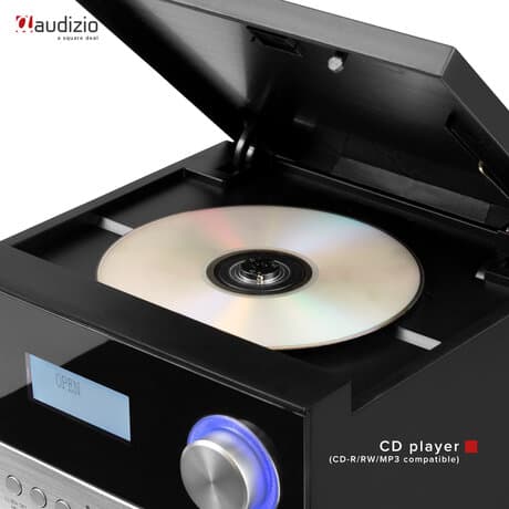 Audizio Arles Bluetooth stereo set met CD speler, mp3 en FM radio