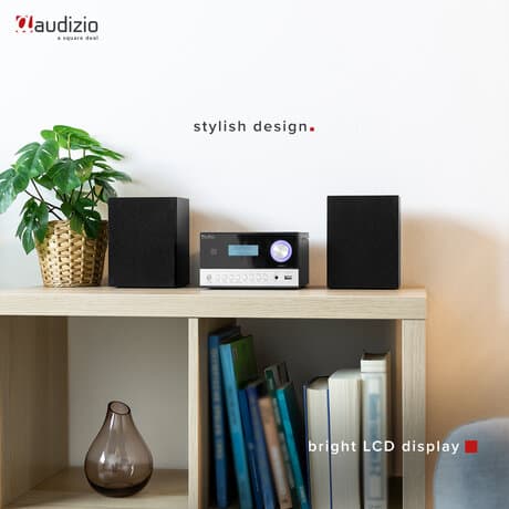 Audizio Arles Bluetooth stereo set met CD speler, mp3 en FM radio
