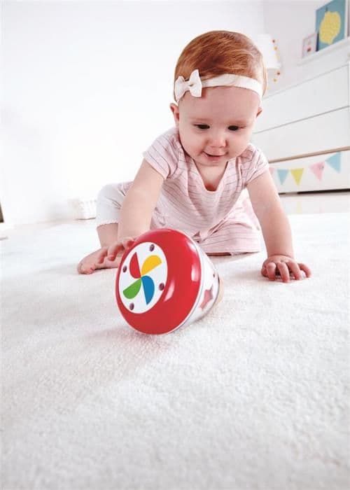 Musikalisk utvecklingsleksak i trä - Hape - Speldosa vänder sig i cirklar - Blandat - 0 månader och uppåt
