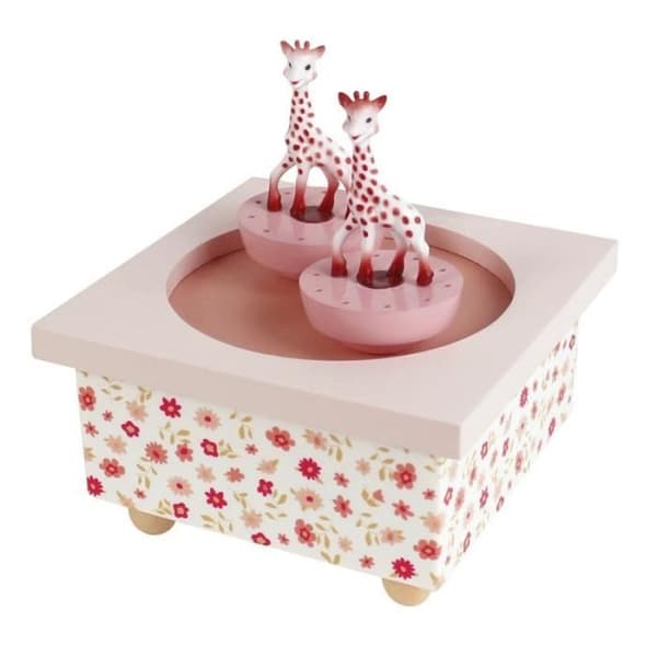 Speldosa - TROUSSELIER - Sophie the Giraffe - Rosa - Baby - Girl - Från 12 månader