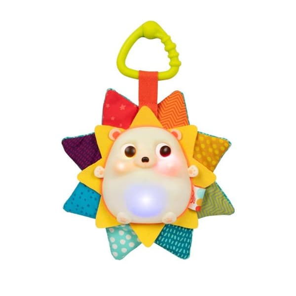 Speldosa - noise box B. leksaker från battat - BX2269Z - RainGlow Buddy Hedgehog B. Musical Light-UP Baby Toy, , Medium