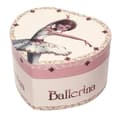 Miniatyrbild 1 av 3: Musikalisk smyckeshjärtaskrin - Ballerina
