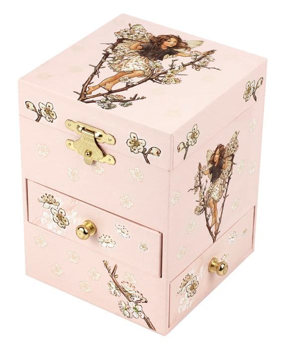Musikalisk smyckeskrin Phosphorescent Cherry Tree Fairy