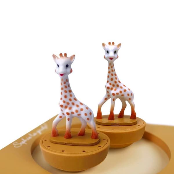 Magnetisk musikdosa - BYXA - Sophie the Giraffe - Gul - Baby - Från 3 år