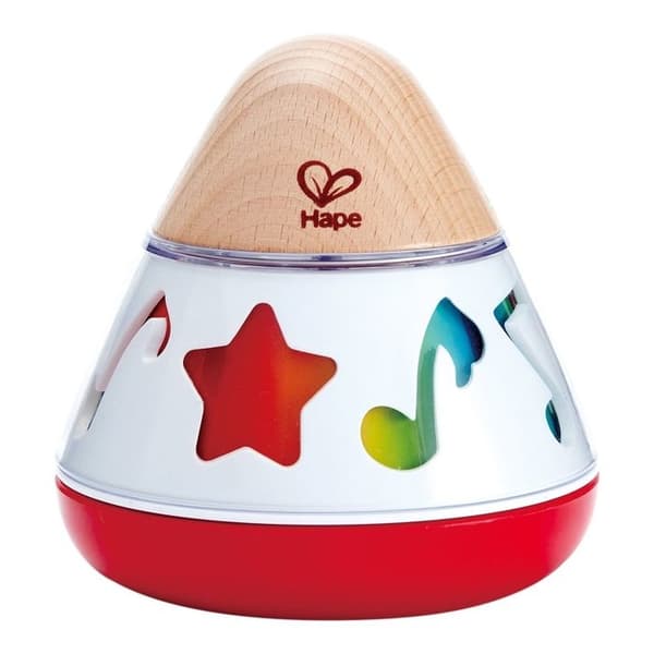Musikalisk utvecklingsleksak i trä - Hape - Speldosa vänder sig i cirklar - Blandat - 0 månader och uppåt
