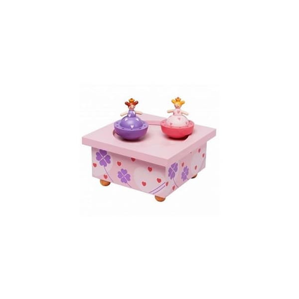 Princess and Frog speldosa i trä - BYXA - Rosa - Från 3 år - Blandat