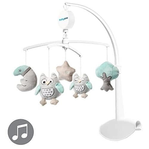 Mobilt musikalskt - BABY ONO - KARUZELKA SOPHIA - Gris - Inkluderade melodier - För baby från födseln