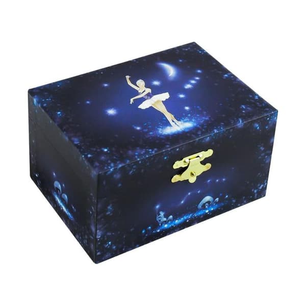 Musical Box - TROUSSELIER - Star Dancer - Ballerina - Mixed - Blå - 15x8,5x10,5 cm