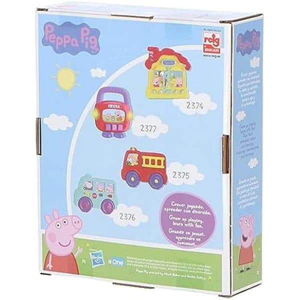 Musical Farm - CLAUDIO REIG - Peppa Pig - 15 x 5 x 15 cm - För barn från 3 år - Rosa färg