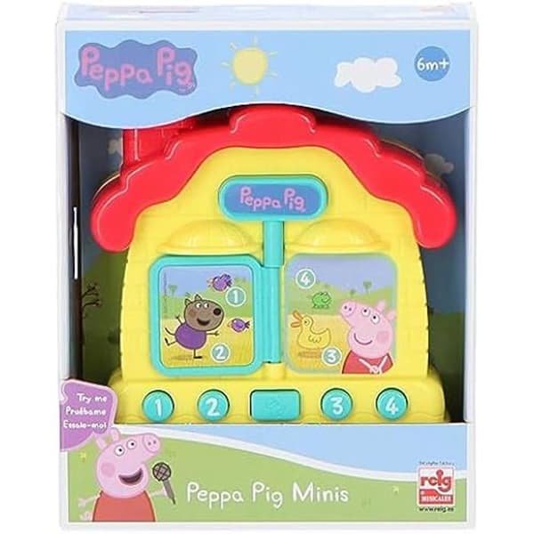 Musical Farm - CLAUDIO REIG - Peppa Pig - 15 x 5 x 15 cm - För barn från 3 år - Rosa färg
