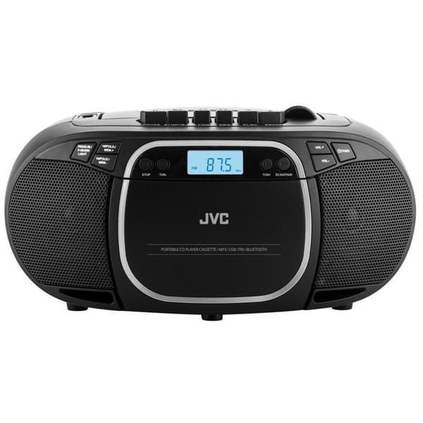 JVC RC-E451B Boombox musta radiosoitin