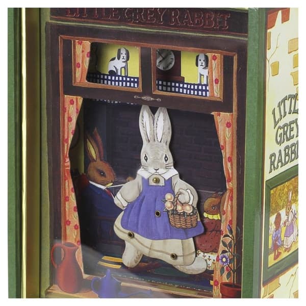 Speldosa - TROUSSELIER - S43860 - Grand Dancing Musical - Little Grey Rabbit - Röd